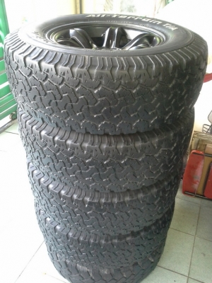 เล็บเหยี่ยว อีซูสุ แท้ + BF All 265/70/16 ปี10 สวยๆ 1ชุด