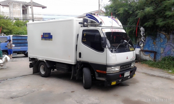 รถมิตซูบิชิ แคนเตอร์ 4ล้อใหญ่ ไม่ติดเวลารถห้างแท้ พร้อมตู้แช่สแตนเลส สภาพเยี่ยม เอกสารพร้อม T.083-7722-839  เจ้าของใช้เอง