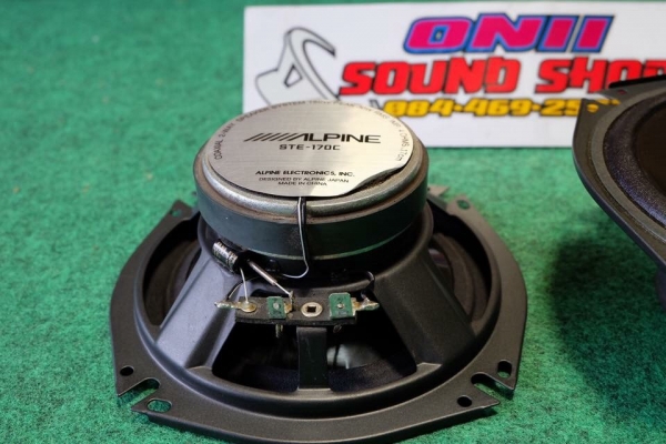 ลำโพง Alpine รุ่น STE-170C ลำโพงแกนร่วม 2 ทาง ขนาด 6.5" กรวยอลูมิเนียม ลำโพง Alpine รุ่น STE-170C ลำโพงแกนร่วม 2 ทาง ขนาด 6.5" กรวยอลูมิเนียม