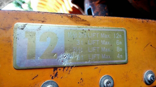 **********ขายแล้วครับ!!*********รอกโซ่ไฟฟ้า KITO 2 ตัน.ไฟ 380 V. ยาว 12 เมตร เดิมๆสภาพใหม่!! โทร 089-2499-123 นครปฐม