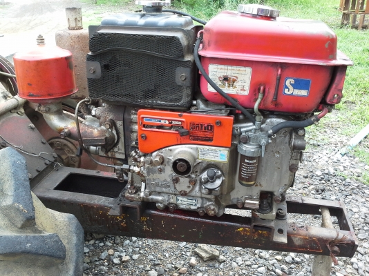 เครื่องยนต์KUBOTAET110พร้อมโครงรถ