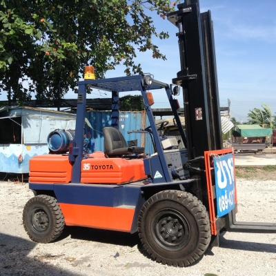 ขายรถยก 3.5 ตัน TOYOTA รุ่น 5 FGE35 ยอดนิยมเก่านอก เสายกสูง 4.5 เมตร