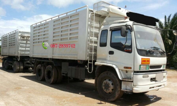 ขายรถพ่วงดั้มพ์แม่-ลูก 22 ล้อ