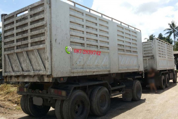 ขายรถพ่วงดั้มพ์แม่-ลูก 22 ล้อ