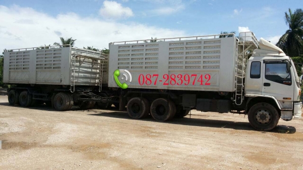 ขายรถพ่วงดั้มพ์แม่-ลูก 22 ล้อ