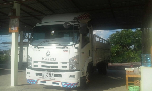 หกล้อ อีซูซุ ร็อค195แรง แอร์ เวอร์ ทิฟฟี ช่วงยาว 6.50ม สภาพสวยพร้อมใช้สุดๆ ทะเบียนพร้อมโอน