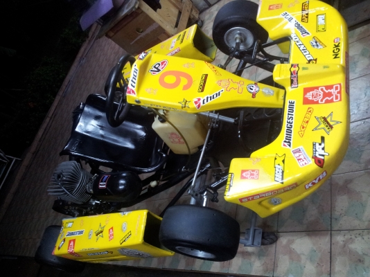 รถโกคาร์ท(go kart) เครื่องkomet 100cc. 2จังหวะ เฟรมCRG สภาพพร้อมเล่น แรงมาก