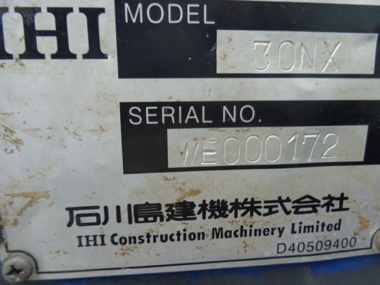 ขายรถขุดIHIรุ่น30NX..มีไลหัวเจาะ.คอนโทรนอวกาศ.ตูดกลมรุ่นล่าสุด