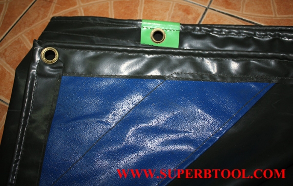 ขายผ้าใบคลุมสินค้าบนรถบรรทุก เทลเลอร์ รถทุกชนิด ผ้าใบเส้นใยผ้าเคลือบหนาทนอายุการใช้งานนานไม่กรอบง่าย กันน้ำ100\% เจาะตาไก่พร้อมใช้งาน