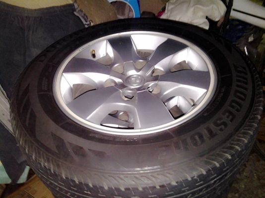 ( ขายแล้ว )ขายยางพร้อมแม็กซ์บริจสโตนปี13