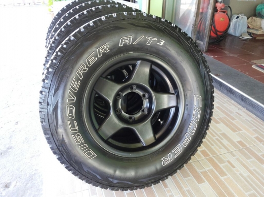 ล้อ lenso ลาย Bradley ขอบ 16 พร้อมยาง cooper discoverer at3