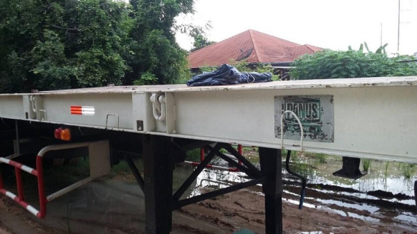 ขายรถสิบล้อหัวลาก มิสซู m6พ่วงหางพื้นเรียบ ติดแก็ส รถสวย