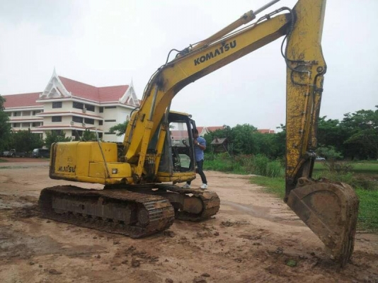 ขายรถแบคโฮ KOMATSU pc120-6 มีไลหัวเจาะไฟฟ้าตัดเอกสารอินวอยท์ รถสวยพร้อมใช้ราคา735,000