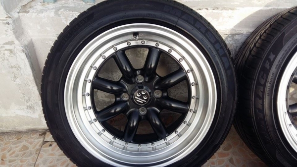 ขายล้อแม็กมือ2 ลายกล้วย 15"&times;8"  สนใจติดต่อเล็กคลองสามครับ 081-3747940