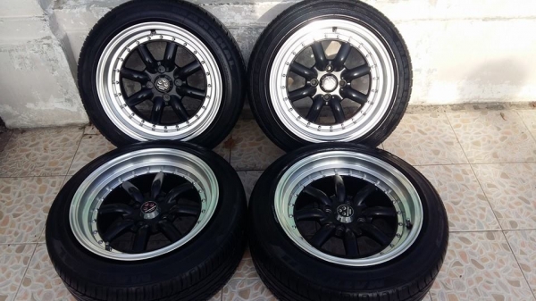 ขายล้อแม็กมือ2 ลายกล้วย 15"&times;8"  สนใจติดต่อเล็กคลองสามครับ 081-3747940