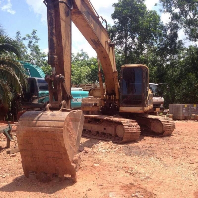 ขายรถแบคโฮCAT 320 Bไฟ้ฟ้า เอกสารอินวอยท์รถสวยพร้อมใช้ราคา900,000