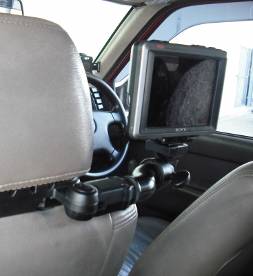 BRACKET ที่ติดทีวีกับพนักพิงเบาะ BRACKET ที่ติดทีวีกับพนักพิงเบาะ