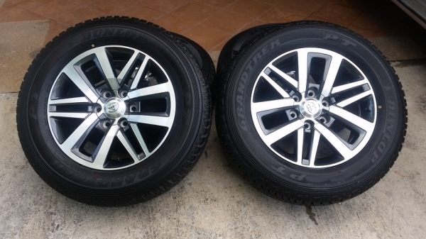 แม็ก new fortuner ขอบ 18 พร้อมยาง