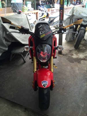 ขาย msx125 สีแดง แต่ง ครับ 53,000บาท ทบ.แท้