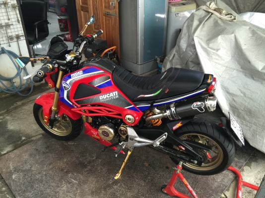 ขาย msx125 สีแดง แต่ง ครับ 53,000บาท ทบ.แท้