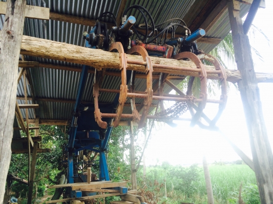 ขายเครื่องคีบอ้อยKHL ติดรถแทรกเตอร์FORD สภาพดีมากพร้อมใช้งาน