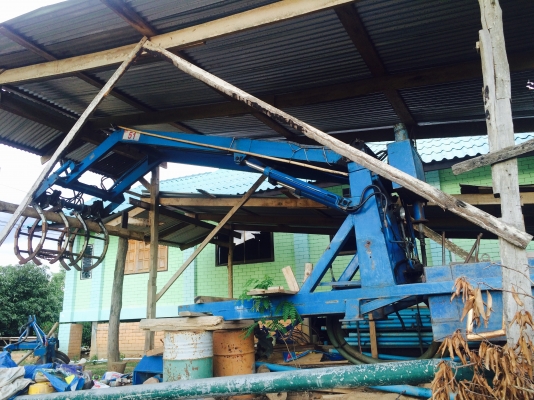 ขายเครื่องคีบอ้อยKHL ติดรถแทรกเตอร์FORD สภาพดีมากพร้อมใช้งาน