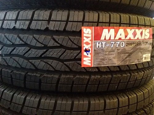 ขายยาง265/70/16 ปี 15 MAXXIS HT 770 เส้นละ 3600 ขายยาง265/70/16 ปี 15 MAXXIS HT 770 เส้นละ 3600