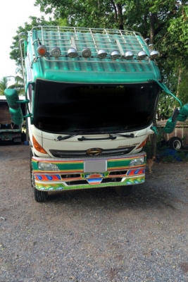 ขาย HINO MEGA 320 พ่วงแม่ลูก กระบะเนียมดั๊ม รถปี 50 ( มี 2 พ่วง )