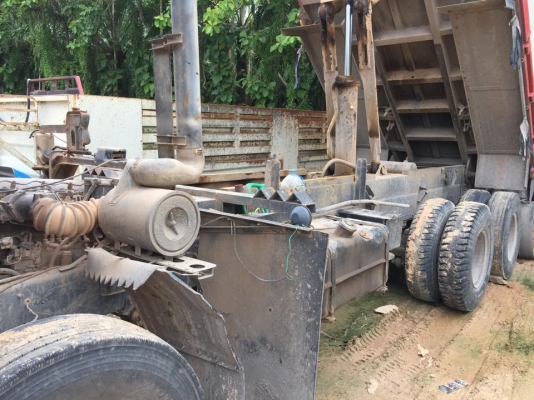 รถๅ10ล้อ มิตซูเฉินหลง FUSO FN527 รถพร้อมใช้งาน ดั้มสวยมาก