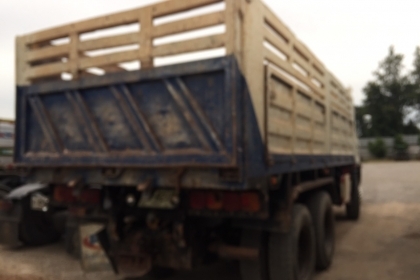 10ล้อดั้ม HINO MEGA 500-330ปี54 วิ่ง133637ก.ม รถวิ่งงานอยู่