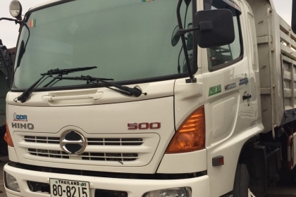 10ล้อดั้ม HINO MEGA 500-330ปี54 วิ่ง133637ก.ม รถวิ่งงานอยู่