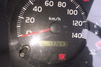 10ล้อดั้ม HINO MEGA 500-330ปี54 วิ่ง133637ก.ม รถวิ่งงานอยู่