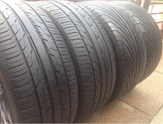 ล้อ ADV1 ขอบ 20 (ฝาครบนะครับ) 5รู114 หน้า 8.5 นิ้ว+40 หลัง 9.5 นิ้ว+40 นิ้ว พร้อมยาง 245/35/20 ปี13