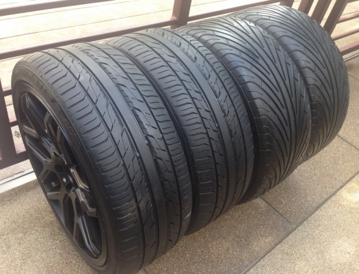 ล้อ ADV1 ขอบ 20 (ฝาครบนะครับ) 5รู114 หน้า 8.5 นิ้ว+40 หลัง 9.5 นิ้ว+40 นิ้ว พร้อมยาง 245/35/20 ปี13