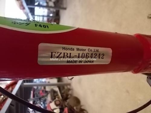 รถพรวนดินเดินตาม  HONDA   F401 รหัสสินค้า : 80802763  Line ID: nihonmono หรือเพิ่มเติมไดที่ www.nihonmono.com