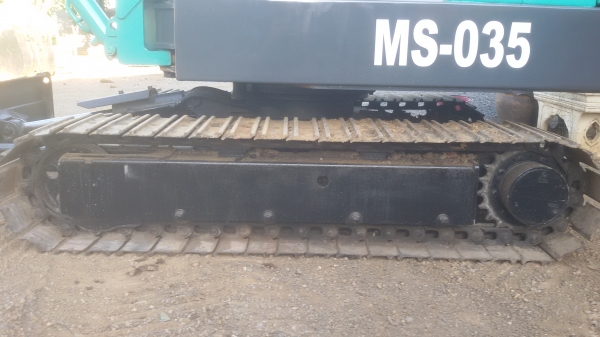 ขายรถขุดแบคโฮMITSUBISHI MS-035ขนาดPC35พร้อมลายหัวเจาะกระแทกเก่านอกแท้ญี่ปุ่นมีเอกสารแจ้งจำหน่ายโอนลอยพร้อมจด-ไม่เคยใช้งานในไทยครับ
