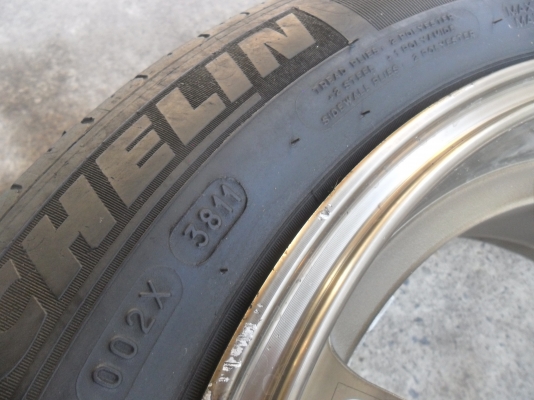 ล้อแม็ก 17นิ้ว 6รู RGD หน้า8 หลัง9 พร้อมยาง สวยๆ 4 ล้อ ลดราคาเหลือ 8500 บาท