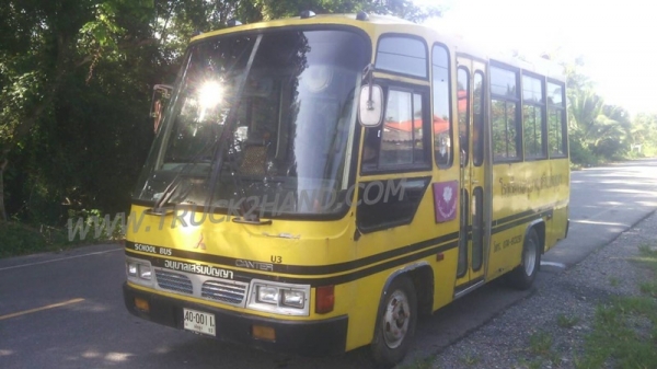 รถบัส ยี่ห้อ MITSUBISHI CANTER 24 ที่นั่ง เครื่อง 4D3  110Hp