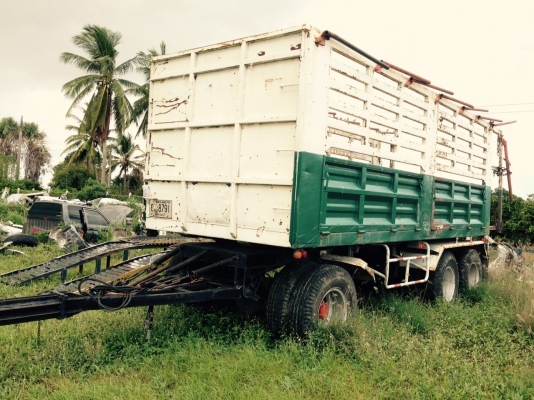 ขาย NISSAN 285 แรง พ่วงแม่ลูก กระบะเหล็กคอกเกษตร ไม่ดั๊ม