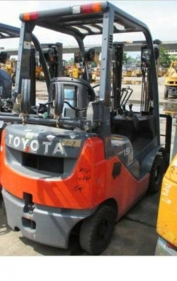 ขายโฟลค์ลิฟท์ 1.5 ตัน ยี่ห้อ TOYOTA รุ่น 8FG15 ล่าสุด