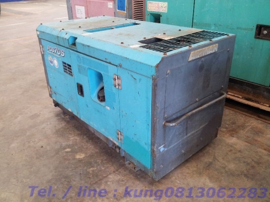 เครื่อง ลม airman มือสอง รุ่น PDS70S # 70-5B1147 มือสองจากญี่ปุ่น โทร. กุ้ง:081-3062283