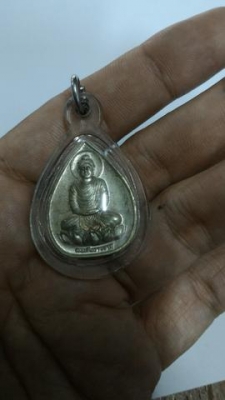 พระคันธราช เนื้อเงิน เลี่ยมกรอบสวยกริป