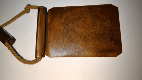 หลวงพ่อเดิม ตะกรุดปลาตะเพียน จารยันต์รอบ ทุกดอก