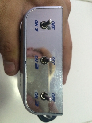 ที่จุดบุหรี่ 3ช่อง ยี่ห้อKashimura มีสวิตท์ ปิดเปิด มือ2 ญี่ปุ่น