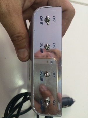 ที่จุดบุหรี่ 4ช่อง ยี่ห้อKashimura มีสวิตท์ ปิดเปิด มือ2 ญี่ปุ่น