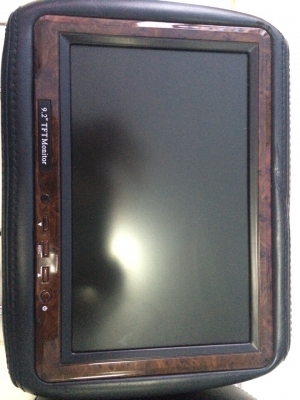 จอหมอน 9.2 นิ้ว 1คู่ สีดำหนังแท้ ภาพคมชัด มือ2 ญี่ปุ่น