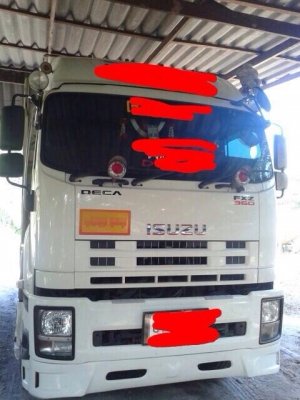 ขายรถพ่วง ISUZU DECA FXZ 360 ปี 54 ใช้งานทุกวัน บรรทุกแต่ปาล์ม  ติดต่อ ทวีเดช 081-970-1769