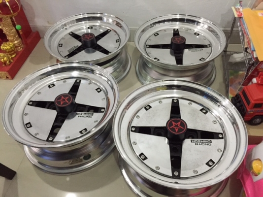 ขาย-ล้อ Impul Hoshino Racing 16" 4 รู 114.3 offset ลึก 3 ชิ้นแท้ สภาพสวย หายากครับ