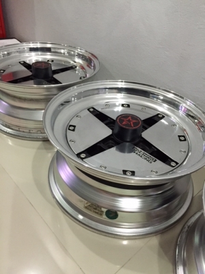 ขาย-ล้อ Impul Hoshino Racing 16" 4 รู 114.3 offset ลึก 3 ชิ้นแท้ สภาพสวย หายากครับ