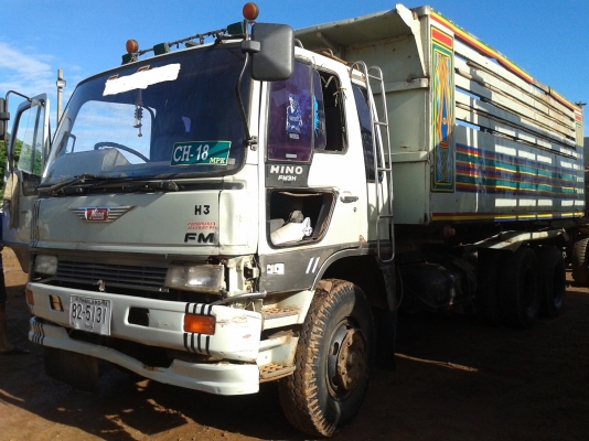 ขายFM3H HO7D195แรงม้า สองเพลาดั๊ม รถบ้านเดิมๆ